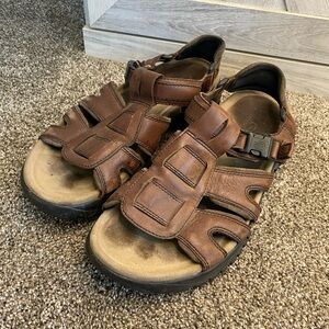 Teva Wood Brown Leather Fisherman Sport Sandal Waterproof 11